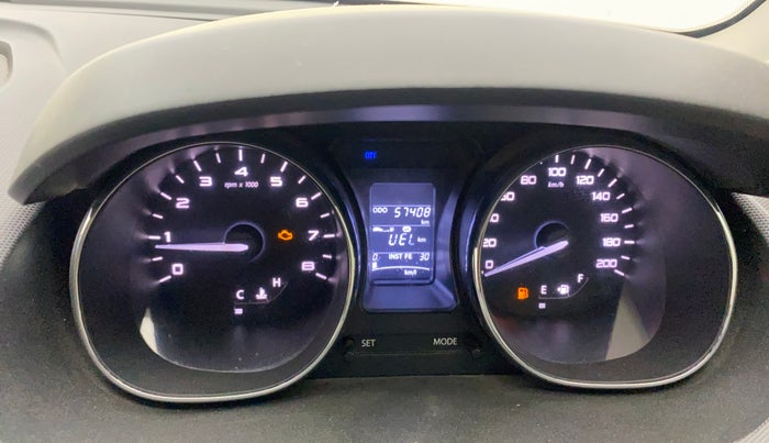 2018 Tata Tiago XZ PETROL, Petrol, Manual, 57,408 km, Odometer Image