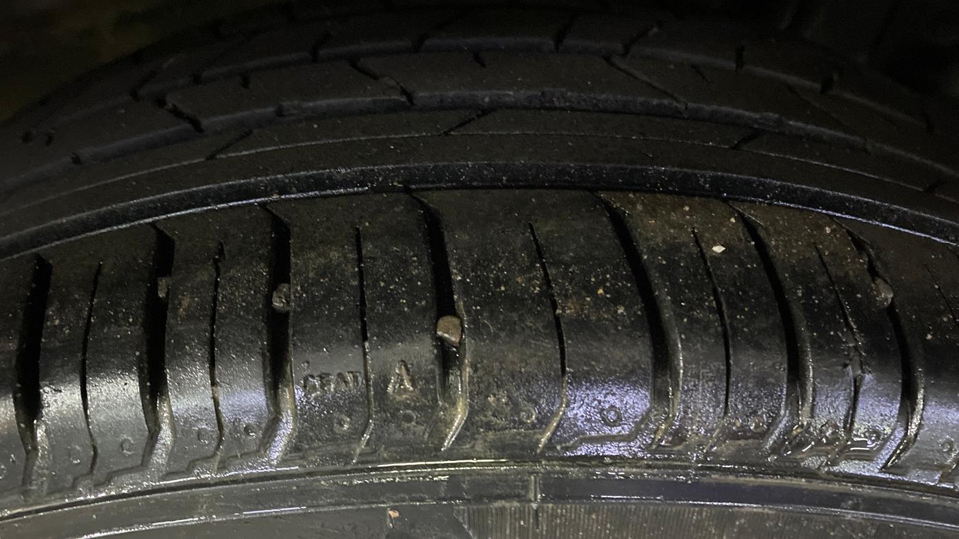 2021 Tata NEXON XZ PLUS PETROL, Petrol, Manual, 18,114 km, Left Rear Tyre Tread