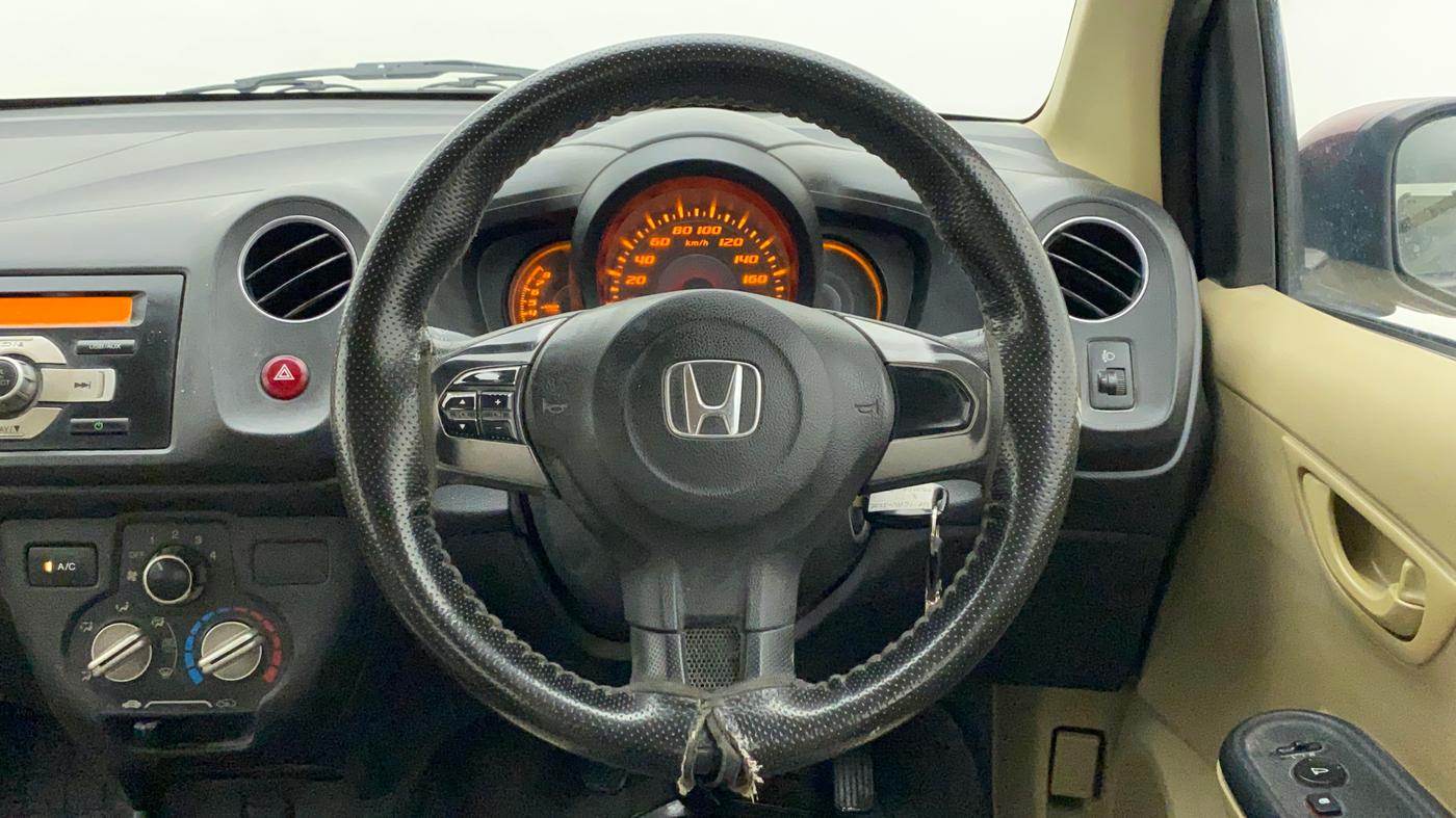 2014 Honda Amaze 1.2L I-VTEC S, Petrol, Manual, 59,904 km, Steering Wheel Close Up