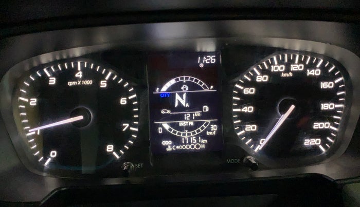 2023 Tata PUNCH ADVENTURE CAMO AMT, Petrol, Automatic, 17,161 km, Odometer Image
