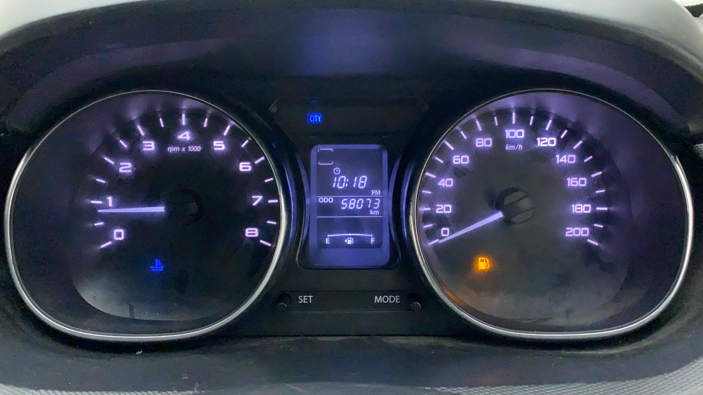 2017 Tata Tiago WIZZ EDITION PETROL, Petrol, Manual, 58,073 km, Odometer Image