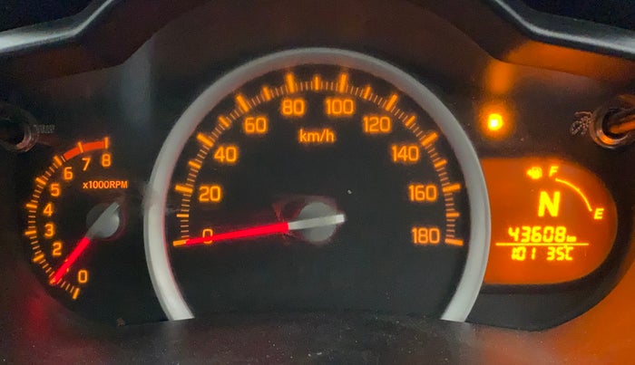2014 Maruti Celerio VXI AMT, Petrol, Automatic, 43,608 km, Odometer Image