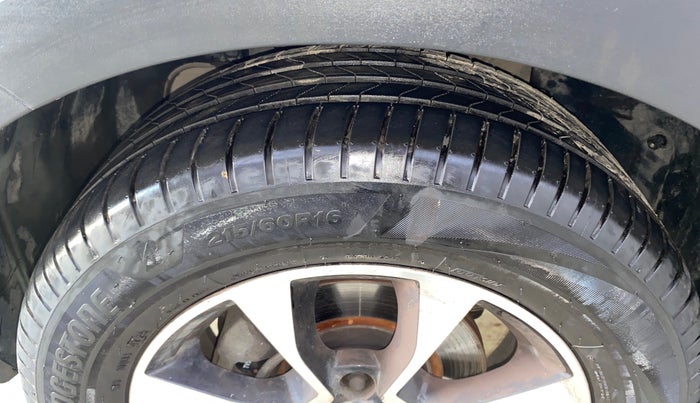 2021 Tata NEXON XZA PLUS PETROL, Petrol, Automatic, 68,571 km, Left Front Tyre Tread