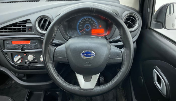 2018 Datsun Redi Go S 1.0 AMT, Petrol, Automatic, 15,605 km, Steering Wheel Close Up