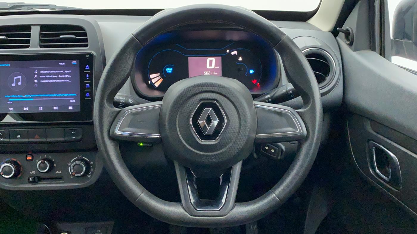 2020 Renault Kwid RXT 0.8, CNG, Manual, 50,191 km, Steering Wheel Close Up