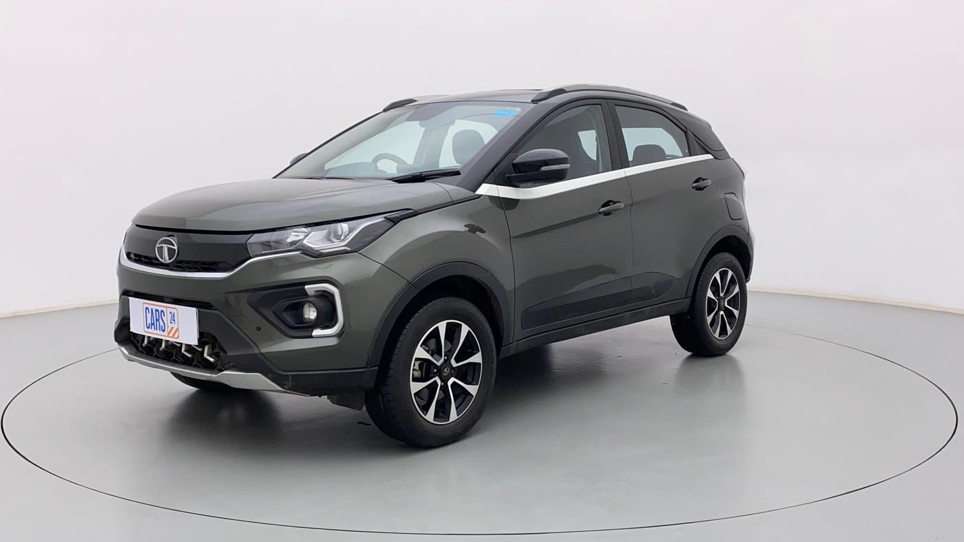 2021 Tata NEXON XZA PLUS (O) PETROL, Petrol, Automatic, 38,160 km, Left Front Diagonal