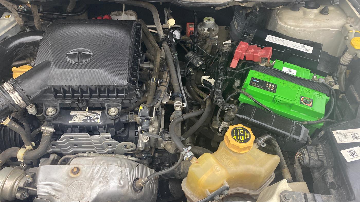 2021 Tata NEXON XZ PETROL, CNG, Manual, 75,926 km, Engine View - Left
