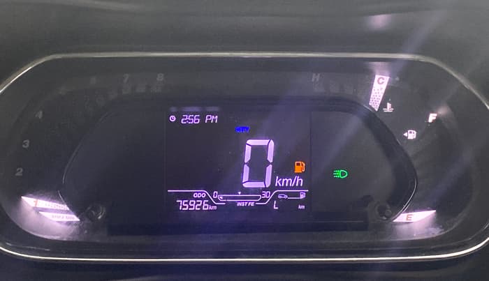2021 Tata NEXON XZ PETROL, CNG, Manual, 75,926 km, Odometer Image