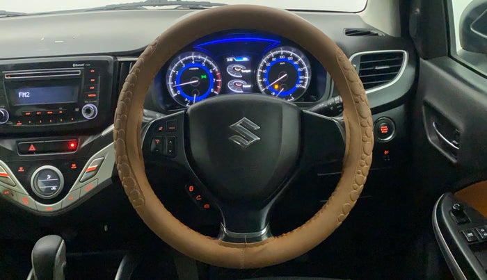 2016 Maruti Baleno ZETA CVT PETROL 1.2, Petrol, Automatic, 33,818 km, Steering Wheel Close Up