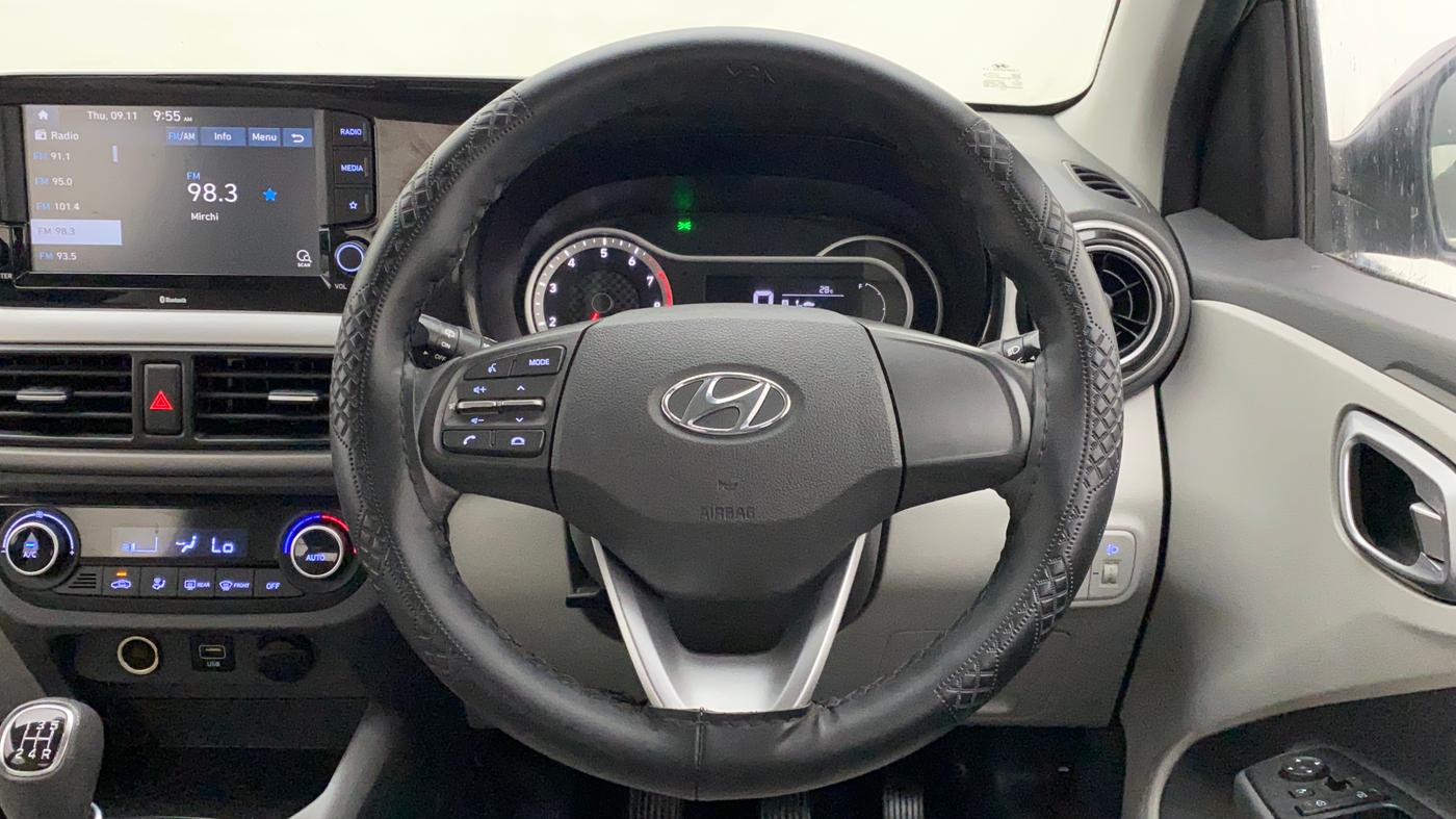 2020 Hyundai GRAND I10 NIOS ASTA 1.2 KAPPA VTVT, Petrol, Manual, 22,126 km, Steering Wheel Close Up