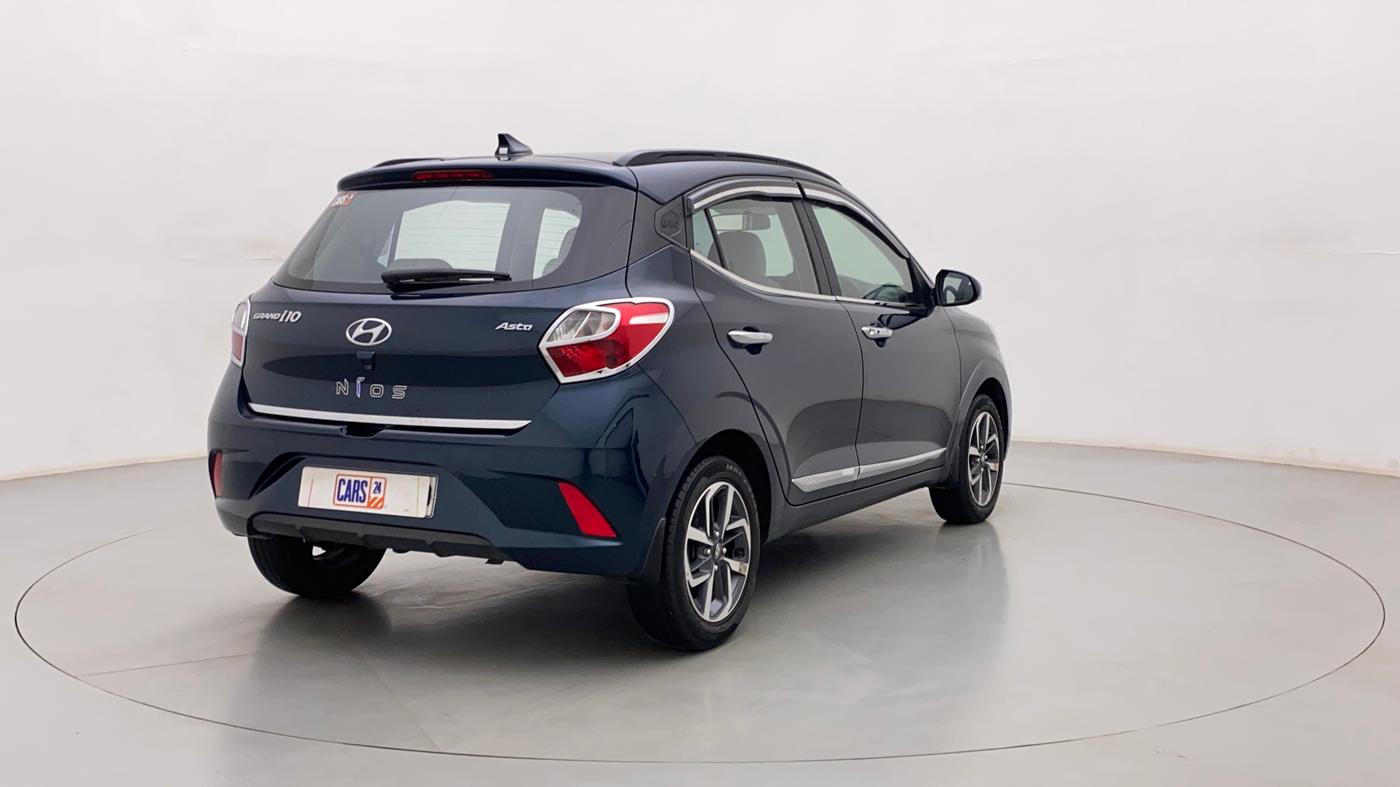 2020 Hyundai GRAND I10 NIOS ASTA 1.2 KAPPA VTVT, Petrol, Manual, 22,126 km, Right Back Diagonal