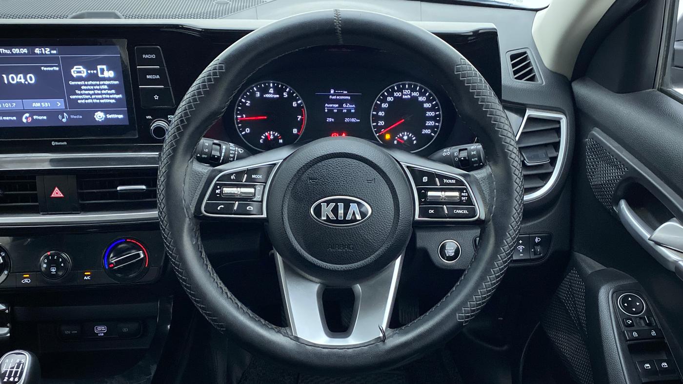 2020 KIA SELTOS HTK PLUS 1.5 PETROL, Petrol, Manual, 20,268 km, Steering Wheel Close Up