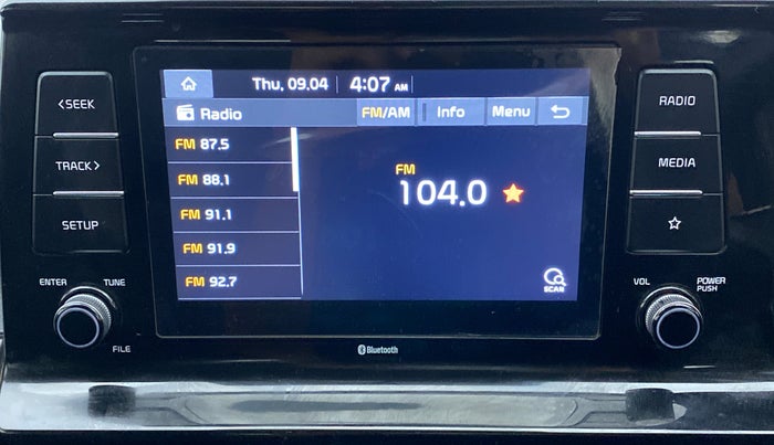 2020 KIA SELTOS HTK PLUS 1.5 PETROL, Petrol, Manual, 20,268 km, Infotainment System
