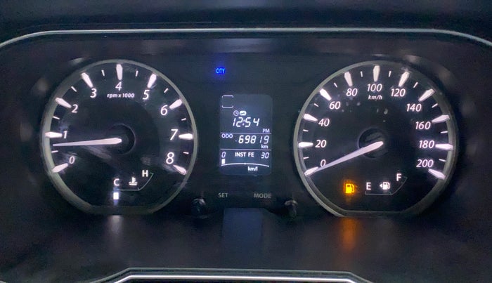 2017 Tata Zest XT PETROL, Petrol, Manual, 69,819 km, Odometer Image