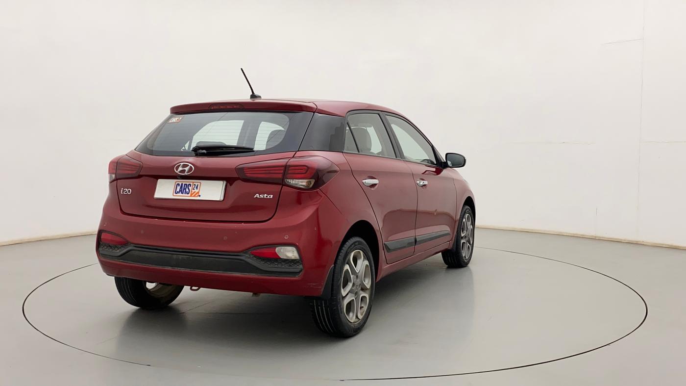 2019 Hyundai Elite i20 ASTA (O) CVT, Petrol, Automatic, 31,248 km, Right Back Diagonal