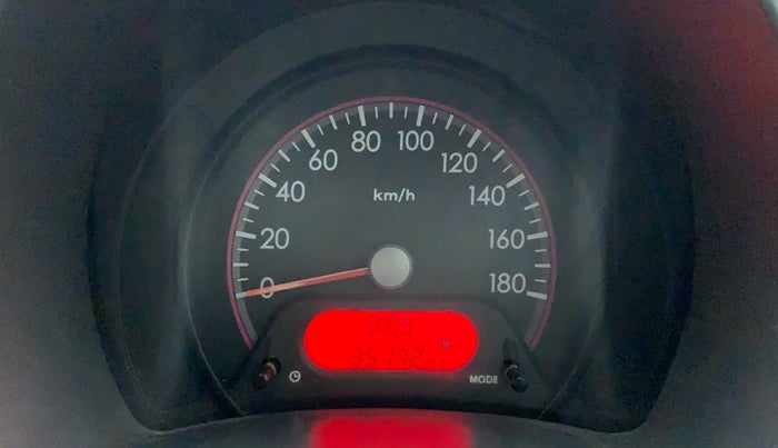 2010 Maruti A Star VXI, Petrol, Manual, 35,172 km, Odometer Image