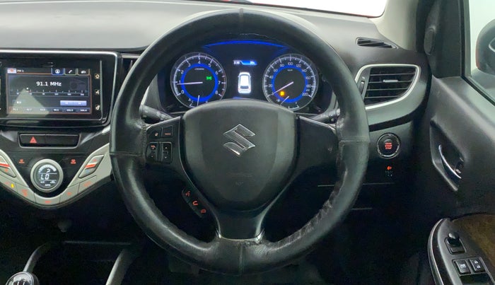 2016 Maruti Baleno ALPHA PETROL 1.2, Petrol, Manual, 81,914 km, Steering Wheel Close Up