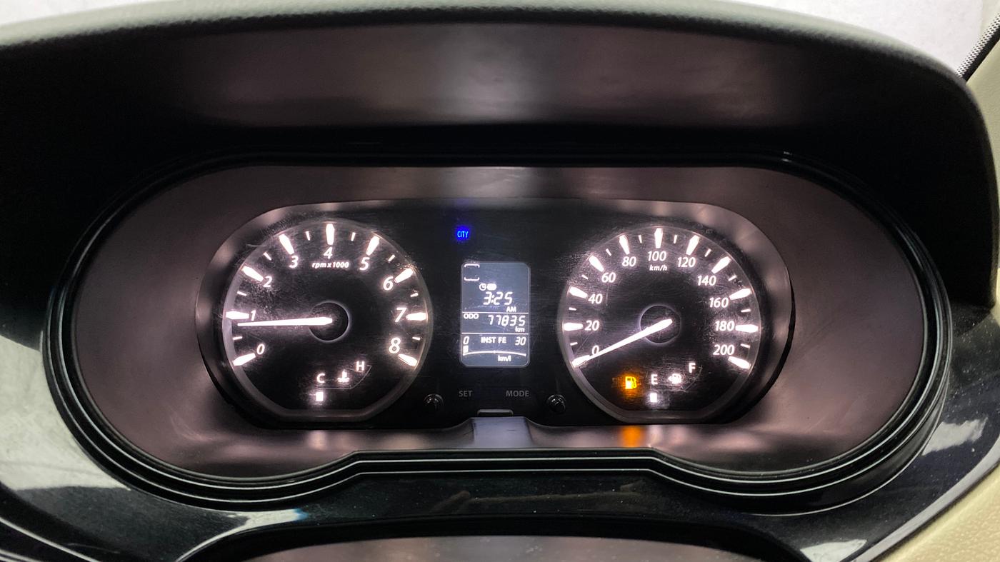 2015 Tata Zest XE PETROL, Petrol, Manual, 77,831 km, Odometer Image