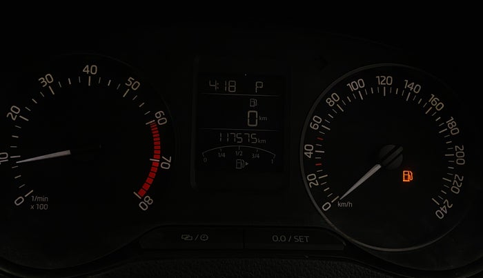 2017 Skoda Rapid STYLE 1.6 MPI AT, Petrol, Automatic, 1,17,571 km, Odometer Image