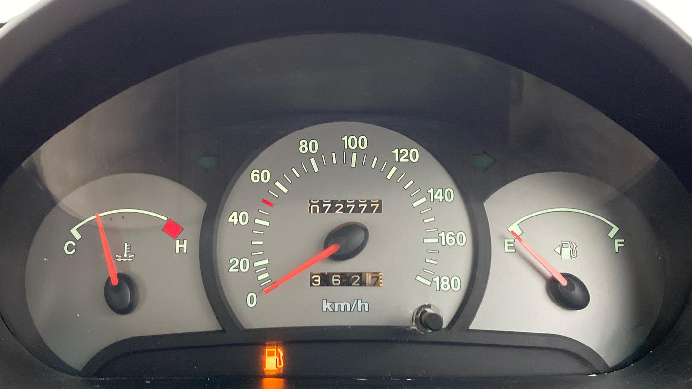 2010 Hyundai Santro Xing GLS, Petrol, Manual, 72,281 km, Odometer Image