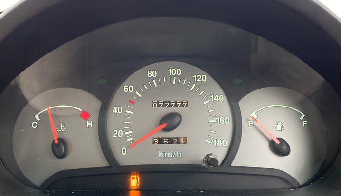 2010 Hyundai Santro Xing GLS, Petrol, Manual, 72,281 km, Odometer Image