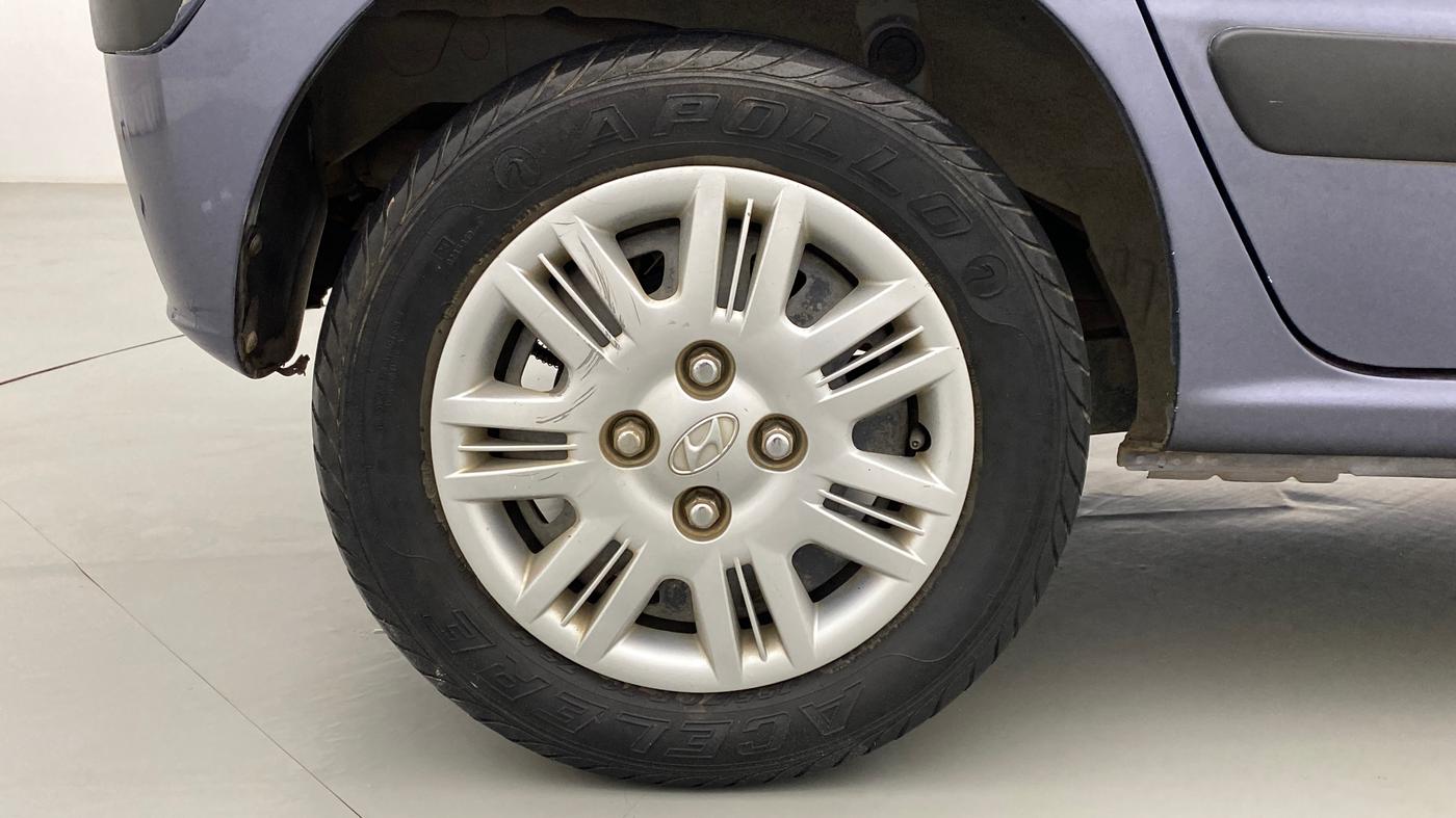2010 Hyundai Santro Xing GLS, Petrol, Manual, 72,281 km, Right Rear Wheel