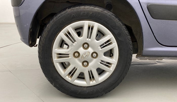 2010 Hyundai Santro Xing GLS, Petrol, Manual, 72,281 km, Right Rear Wheel