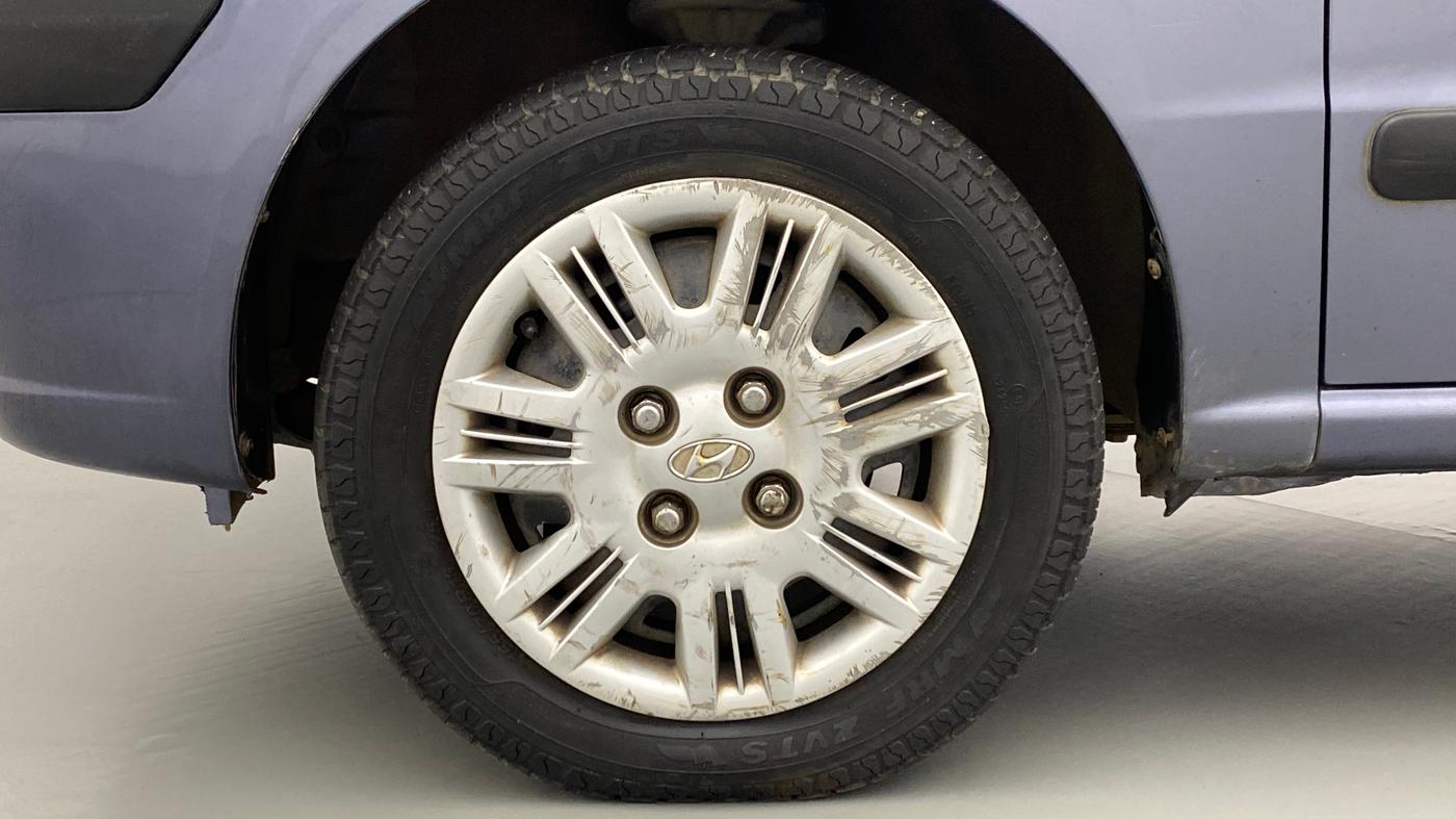 2010 Hyundai Santro Xing GLS, Petrol, Manual, 72,281 km, Left Front Wheel