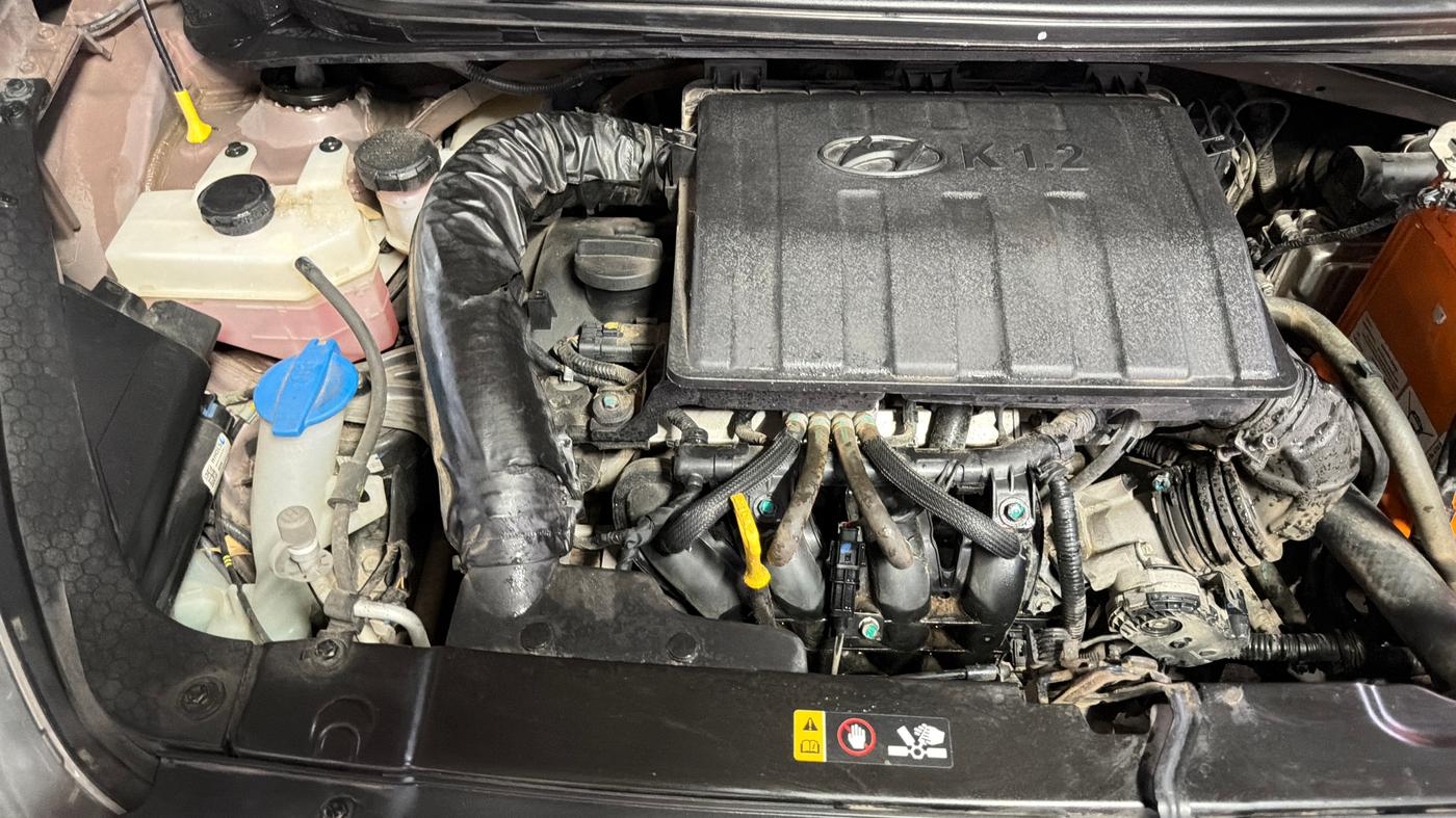 2022 Hyundai AURA S 1.2 CNG, CNG, Manual, 89,601 km, Engine View - Right