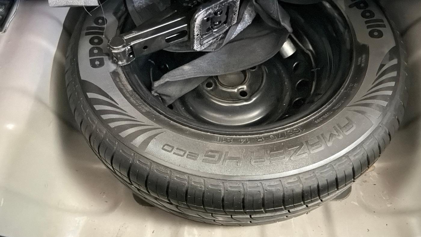 2022 Hyundai AURA S 1.2 CNG, CNG, Manual, 89,601 km, Spare Tyre