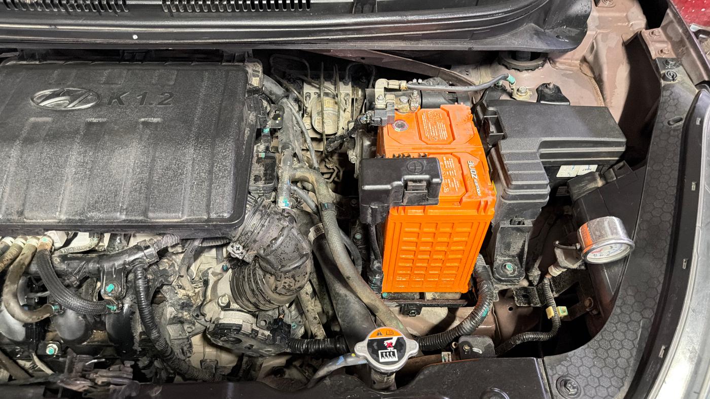 2022 Hyundai AURA S 1.2 CNG, CNG, Manual, 89,601 km, Engine View - Left