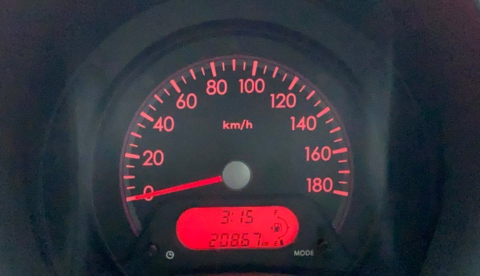 2010 Maruti A Star VXI, Petrol, Manual, 20,866 km, Odometer Image