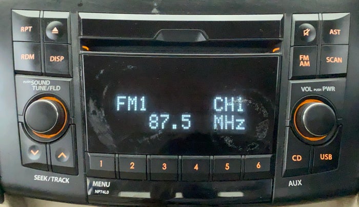 2012 Maruti Swift Dzire ZXI 1.2 BS IV, Petrol, Manual, 57,122 km, Infotainment System
