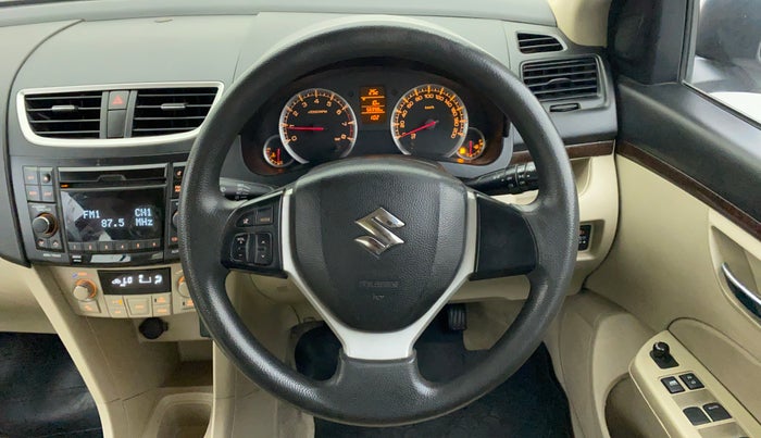 2012 Maruti Swift Dzire ZXI 1.2 BS IV, Petrol, Manual, 57,122 km, Steering Wheel Close Up