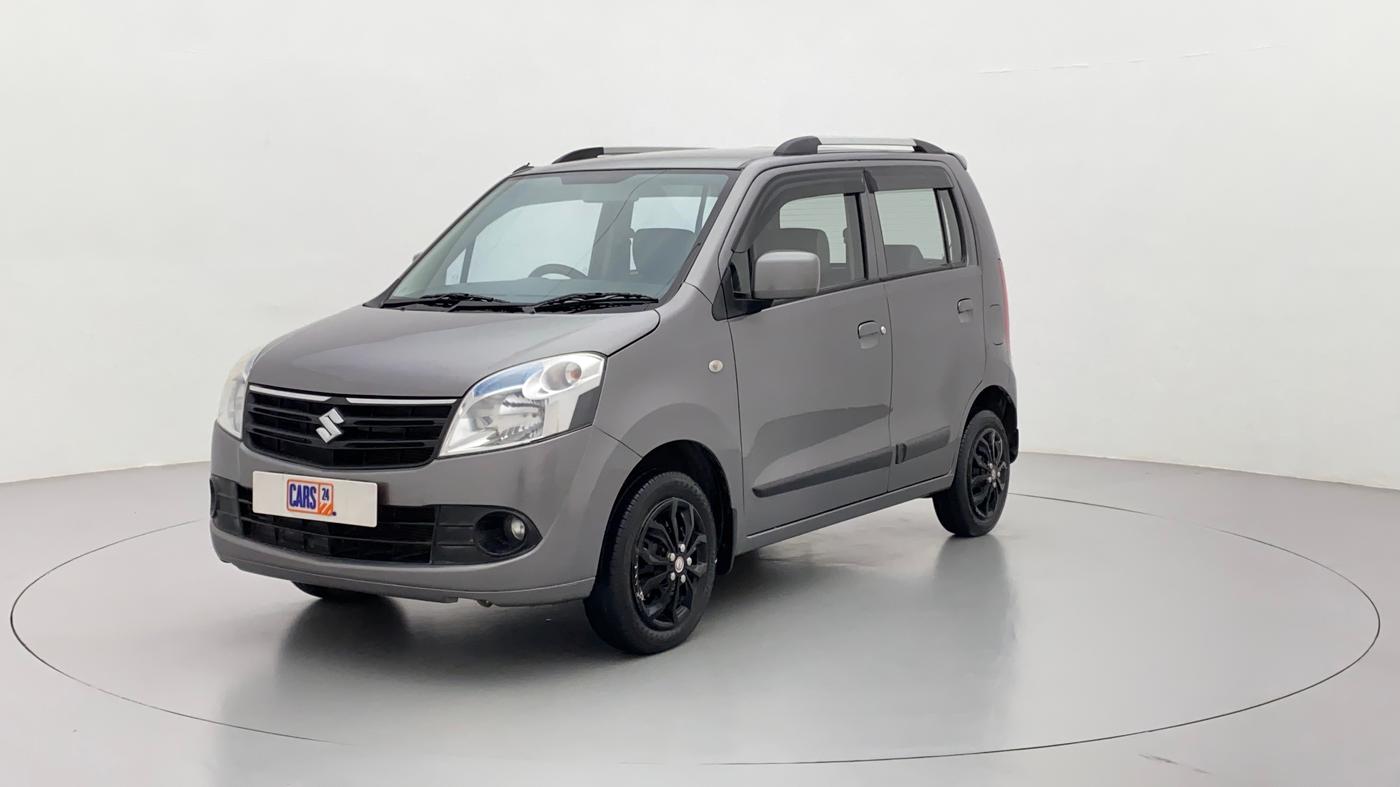 2012 Maruti Wagon R 1.0 VXI, Petrol, Manual, 37,927 km, Left Front Diagonal