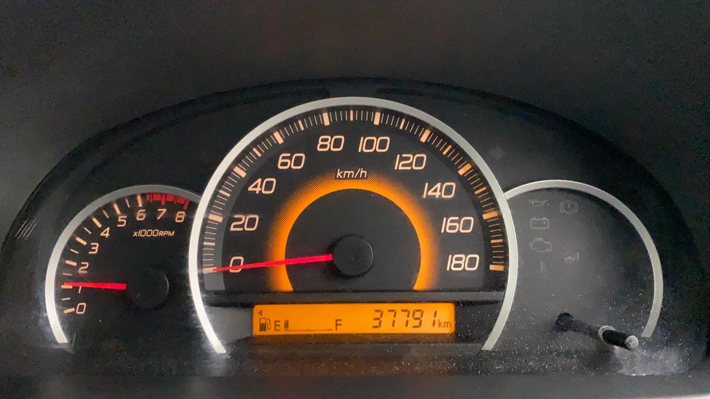 2012 Maruti Wagon R 1.0 VXI, Petrol, Manual, 37,927 km, Odometer Image