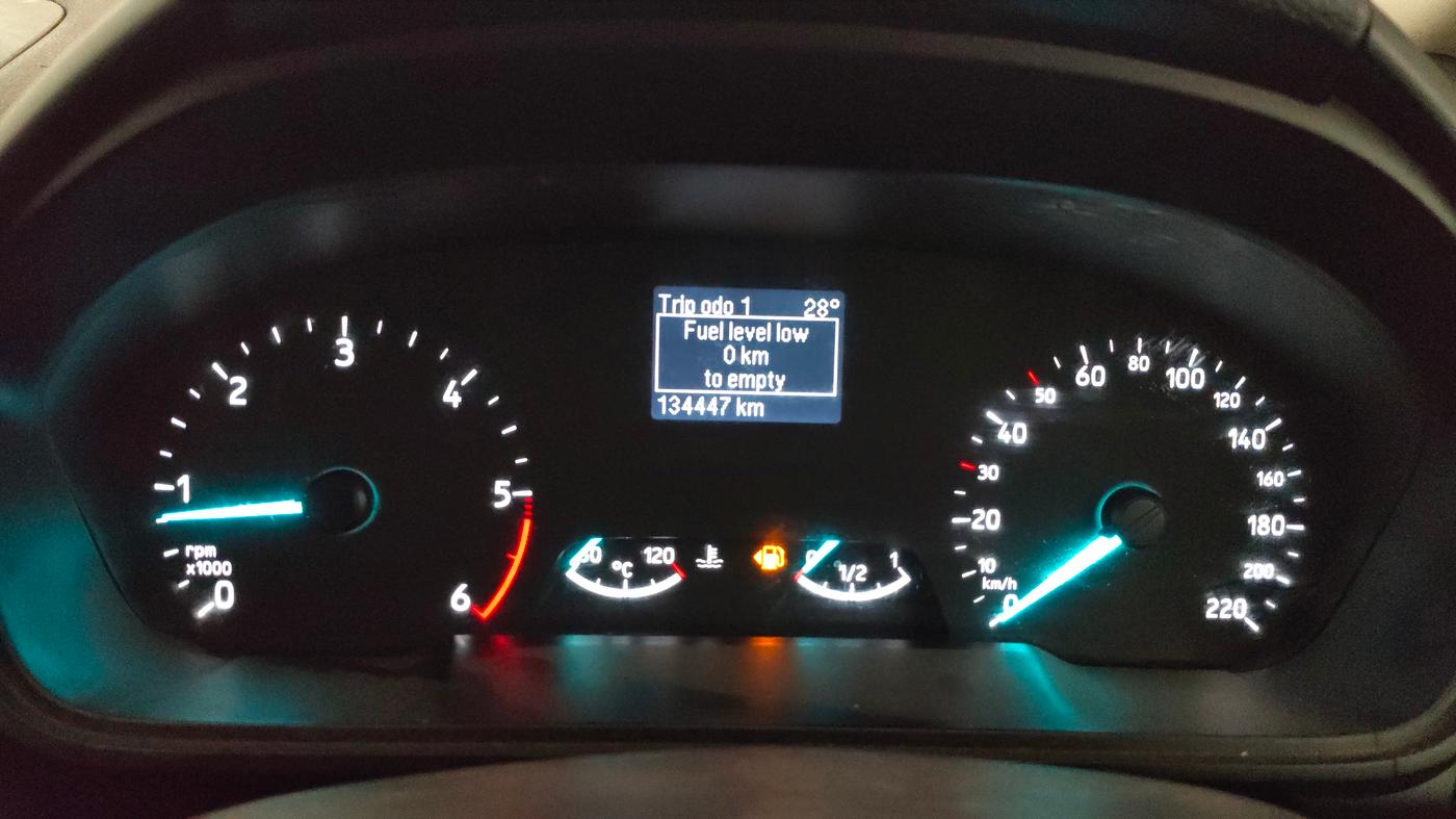 2018 Ford Ecosport TITANIUM 1.5L DIESEL, Diesel, Manual, 1,34,447 km, Odometer Image