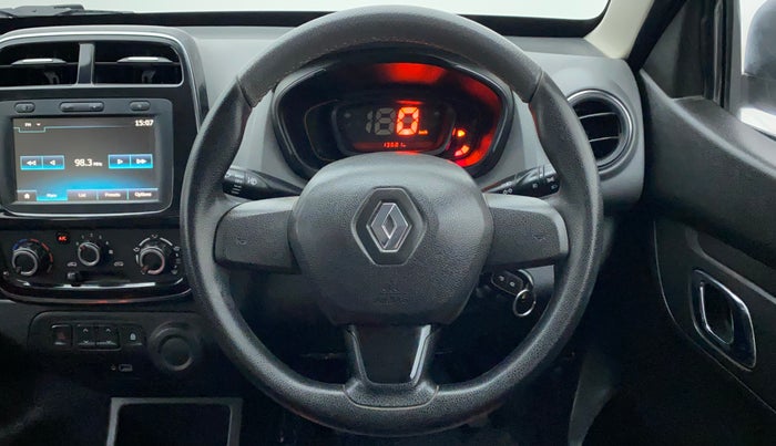 2019 Renault Kwid RXT 0.8 (O), Petrol, Manual, 13,681 km, Steering Wheel Close Up