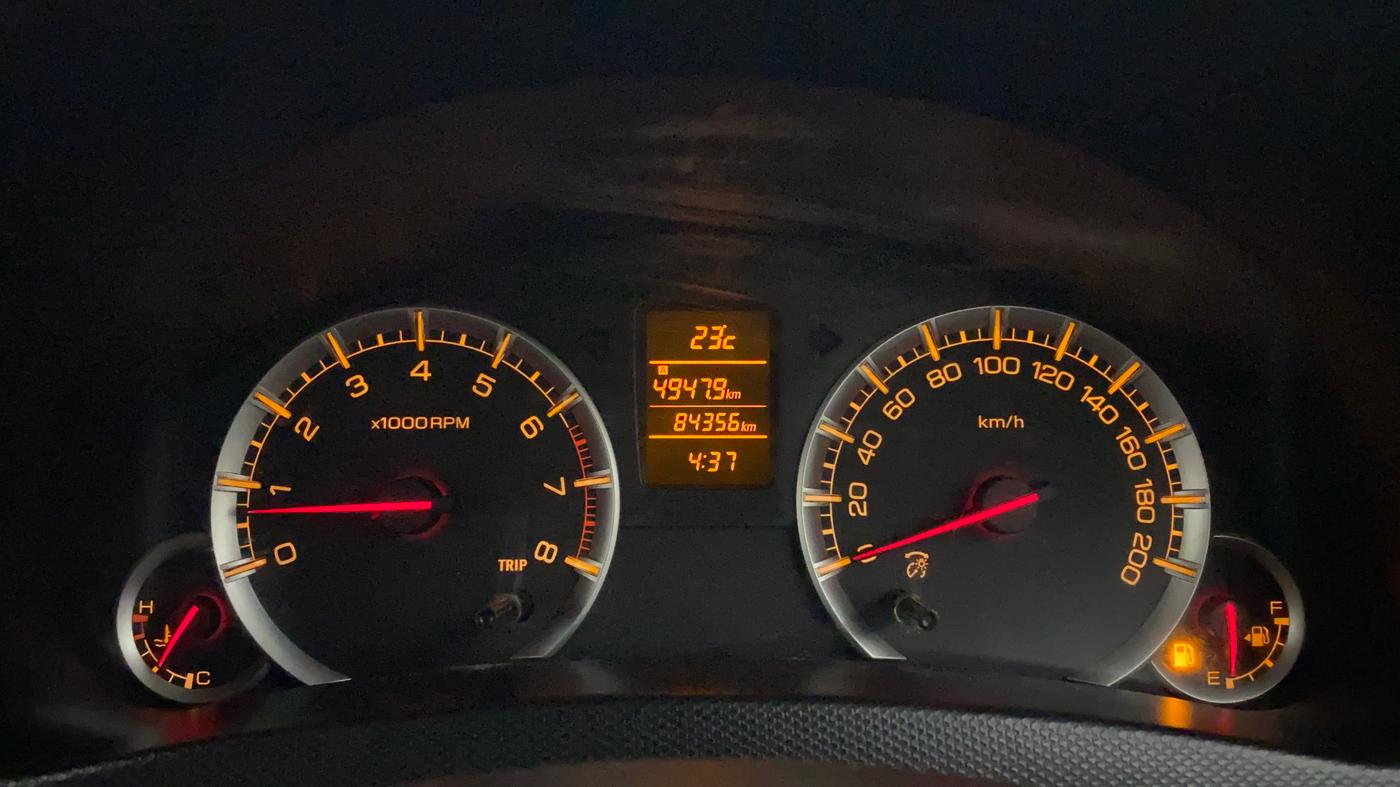 2016 Maruti Swift ZXI, Petrol, Manual, 84,356 km, Odometer Image