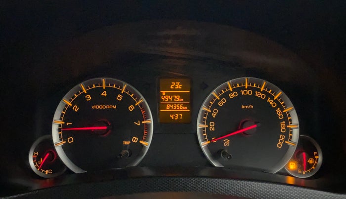 2016 Maruti Swift ZXI, Petrol, Manual, 84,356 km, Odometer Image