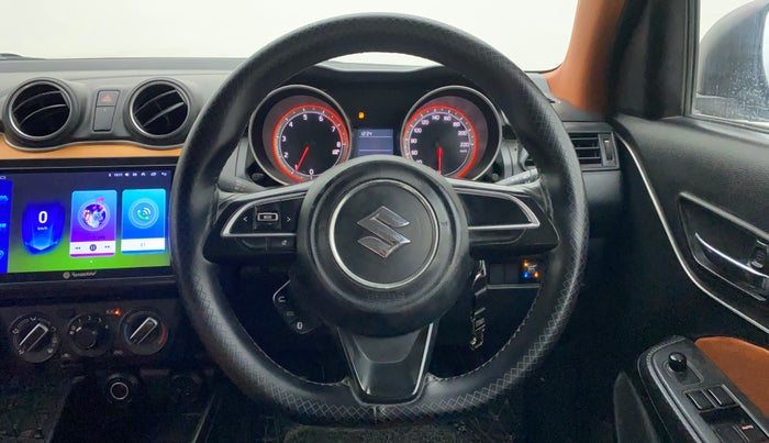 2018 Maruti Swift VXI, CNG, Manual, 99,078 km, Steering Wheel Close Up