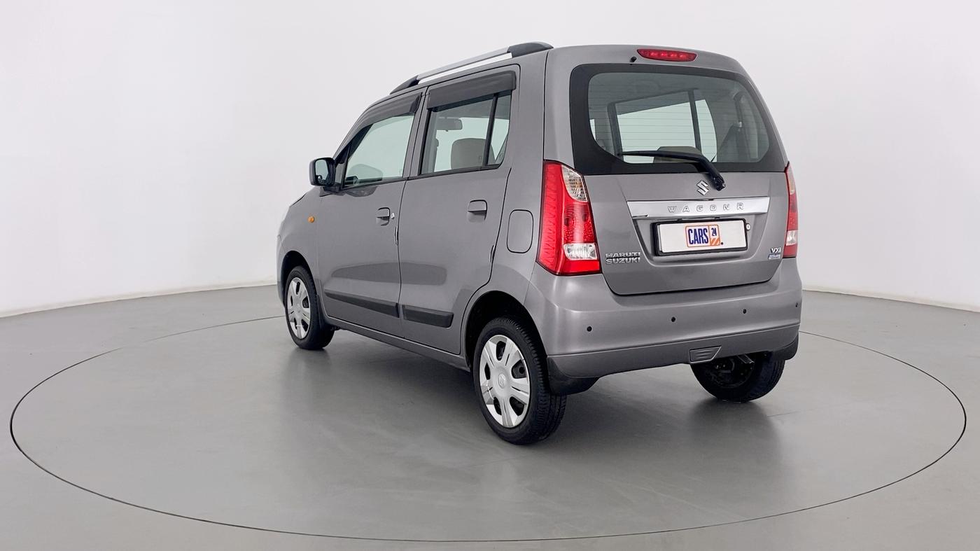 2018 Maruti Wagon R 1.0 VXI OPT AMT, Petrol, Automatic, 7,024 km, Left Back Diagonal