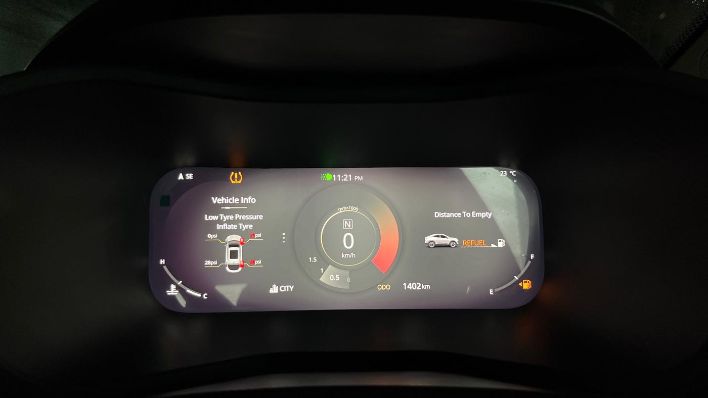 2024 Tata Curvv Accomplished S 1.2 Petrol 7DCA, Petrol, Automatic, 1,401 km, Odometer Image