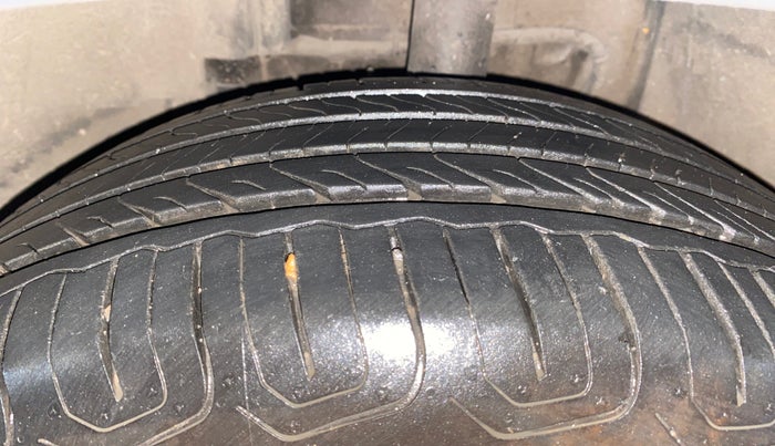 2018 Tata NEXON XZA PLUS PETROL, Petrol, Automatic, 55,388 km, Left Front Tyre Tread