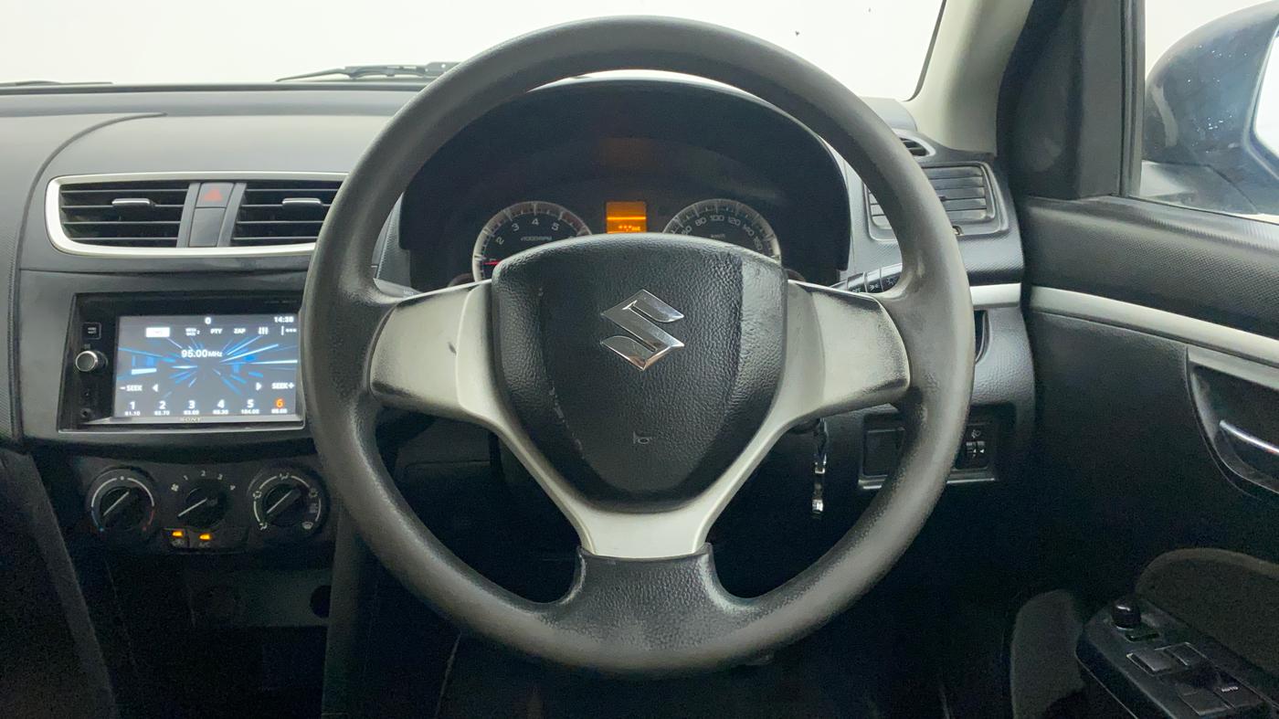 2016 Maruti Swift VXI, Petrol, Manual, 58,408 km, Steering Wheel Close Up