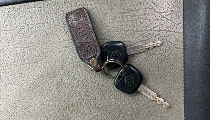 2017 Maruti Eeco 5 STR WITH A/C+HTR, Petrol, Manual, 12,281 km, Key Close Up