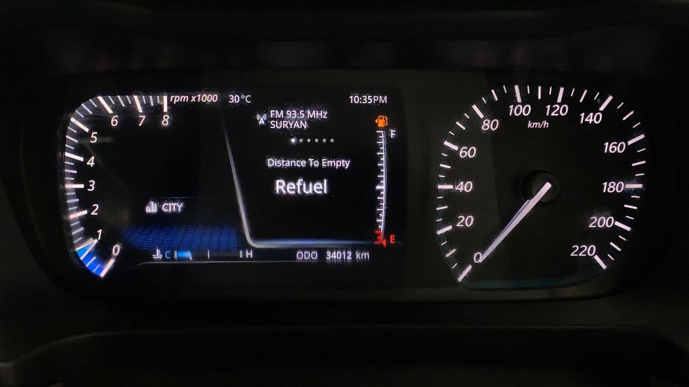 2021 Tata ALTROZ XZ PETROL, Petrol, Manual, 33,952 km, Odometer Image