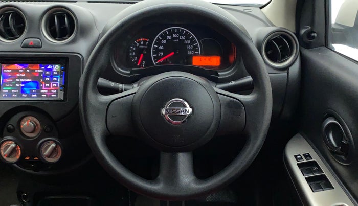 2017 Nissan Micra Active XV SAFETY PACK, Petrol, Manual, 1,11,131 km, Steering Wheel Close Up