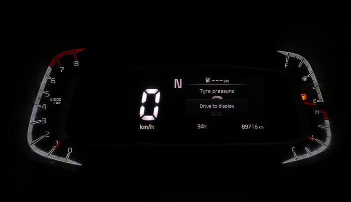 2022 KIA SONET HTX 1.0 IMT, Petrol, Manual, 89,713 km, Odometer Image