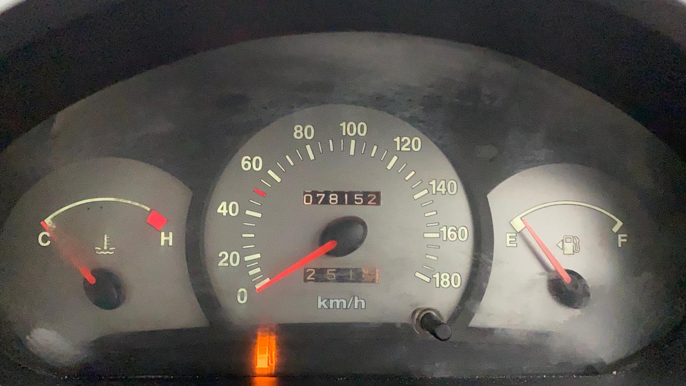 2011 Hyundai Santro Xing GL PLUS, Petrol, Manual, 78,152 km, Odometer Image